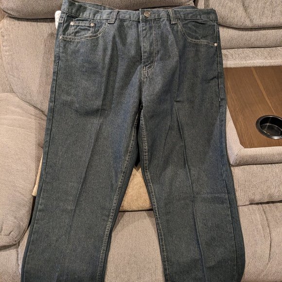 Loose Thread Quality Denim Men Jeans, 38x30 - Picture 1 of 8